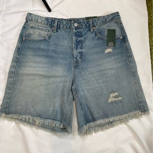 Wild Fable Light Blue Distressed Denim Shorts